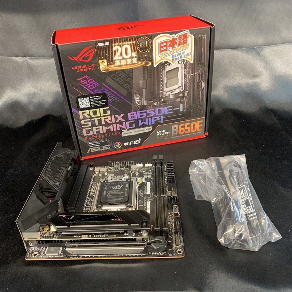 中古 ASUS ROG STRIX B650E-I GAMING WIFI(B650 mITX AM5 DDR5