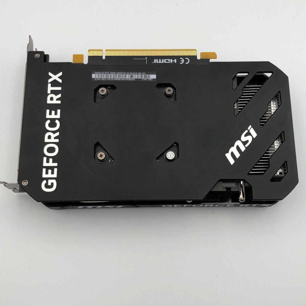 中古 MSI GeForce RTX 4060 VENTUS 2X BLACK 8G OC (RTX4060 8GB