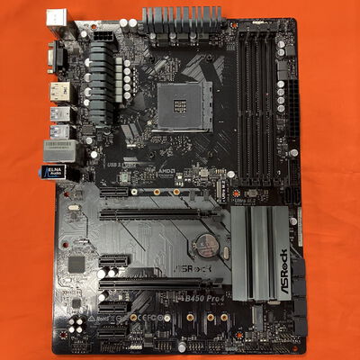 【なんば店】中古  ASRock B450 Pro4 (B450 AM4 ATX DDR4) 137906 