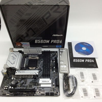 【浜松店】中古  ASRock B560M Pro4 (B560 1200 mATX DDR4) 144870 