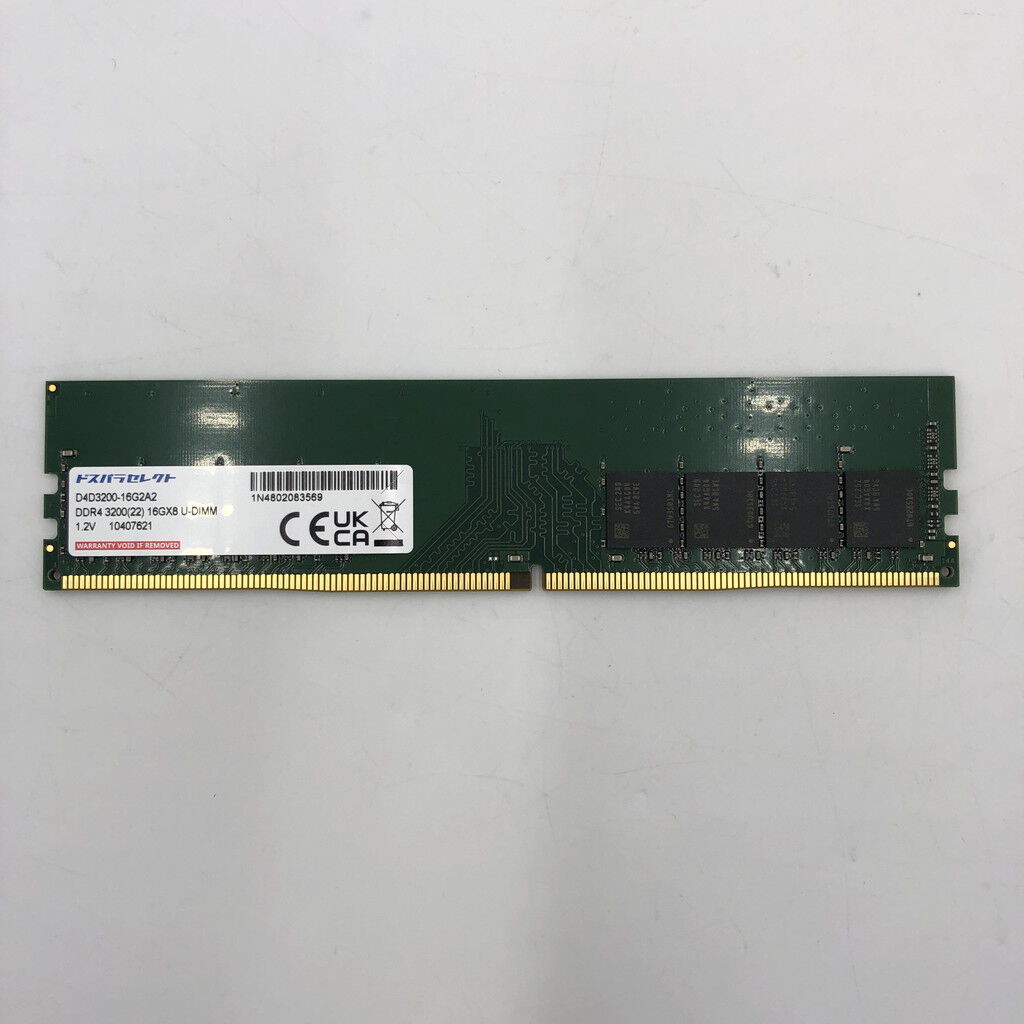 中古 PC4-25600 16GB デスクトップ用(DDR4-3200) 140728 （354033