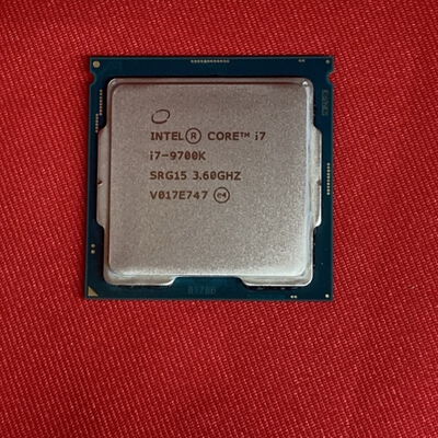 【千葉店】中古  INTEL Core i7 9700K (1151/3.60GHz/12M/C8/T8) 138481 