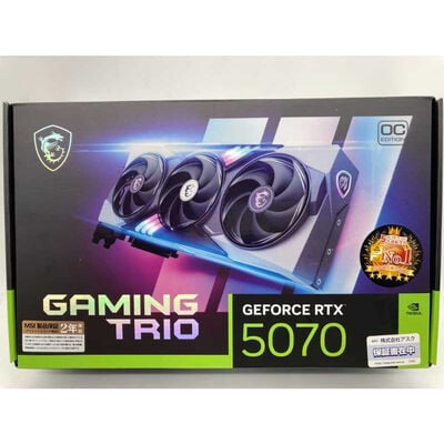 【郡山安積店】中古  MSI GeForce RTX 5070 12G GAMING TRIO OC (RTX5070 12G) 176908 