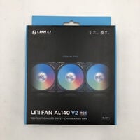 中古  Lian Li AL140-1B V2(UNIFAN AL V2 140 BK 1PK) 5200000800 