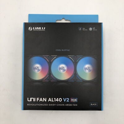 【福井日之出店】中古  Lian Li AL140-1B V2(UNIFAN AL V2 140 BK 1PK) 5200000800 