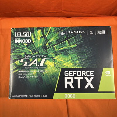 【なんば店】中古  【LHR版】ELSA GD3060-12GERSH (RTX 3060 S.A.C 12GB) 3280021822 