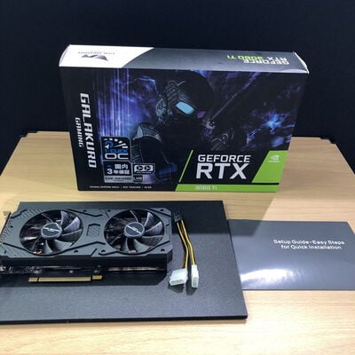 【甲府飯田店】中古  【LHR版】玄人志向 GG-RTX3060Ti-E8GB/DF/LHR (RTX3060Ti 8GB) 146431 