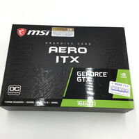 中古  MSI GeForce GTX 1660 Ti AERO ITX 6G OC（GTX1660Ti 6GB） 3480037589 