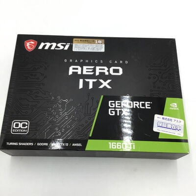 【白山FM松任店】中古  MSI GeForce GTX 1660 Ti AERO ITX 6G OC（GTX1660Ti 6GB） 3480037589 