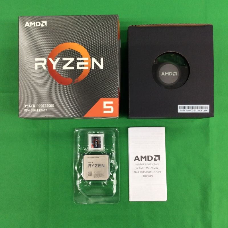 中古 AMD Ryzen 5 3600 (AM4/3.6/35M/C6/T12/65W) 140027 （402996