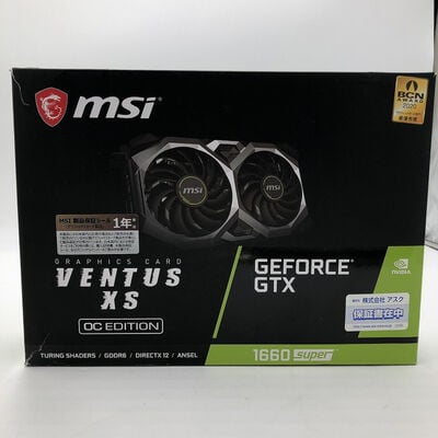 【盛岡都南店】中古  MSI GeForce GTX 1660 SUPER VENTUS XS OC (GTX1660 SUPER) 141208 