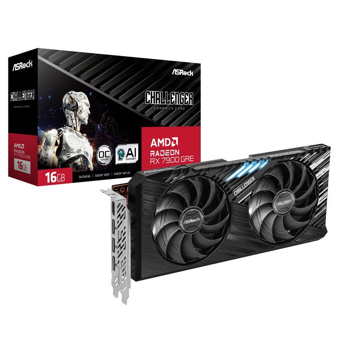 動作未確認 Asrock RX7900GRE ASRock Radeon RX 7900 GRE Challenger 16GB OC (RX7900GRE CL