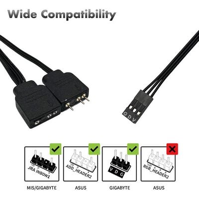 EZDIY  RAM Heatsink V1-Black-2 Pack EZDPI061-2-A (メモリ用ヒートシンク 2個入 ブラック) 