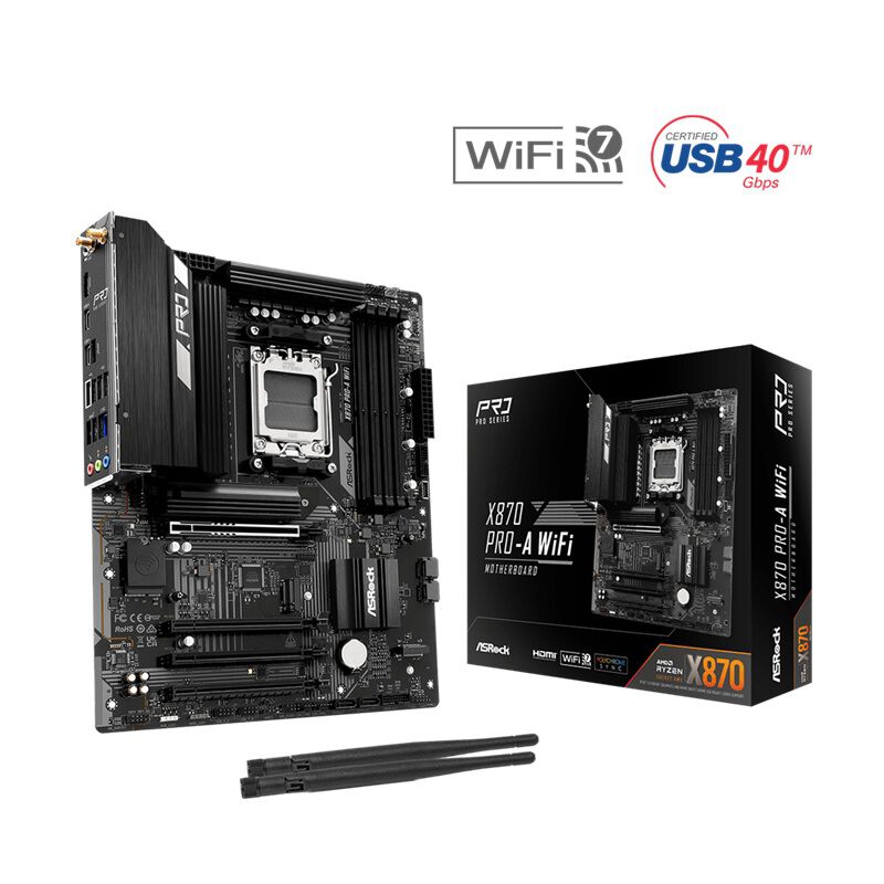 ASRock X870 Pro-A WiFi (X870 AM5 ATX) ｜ パソコン通販のドスパラ