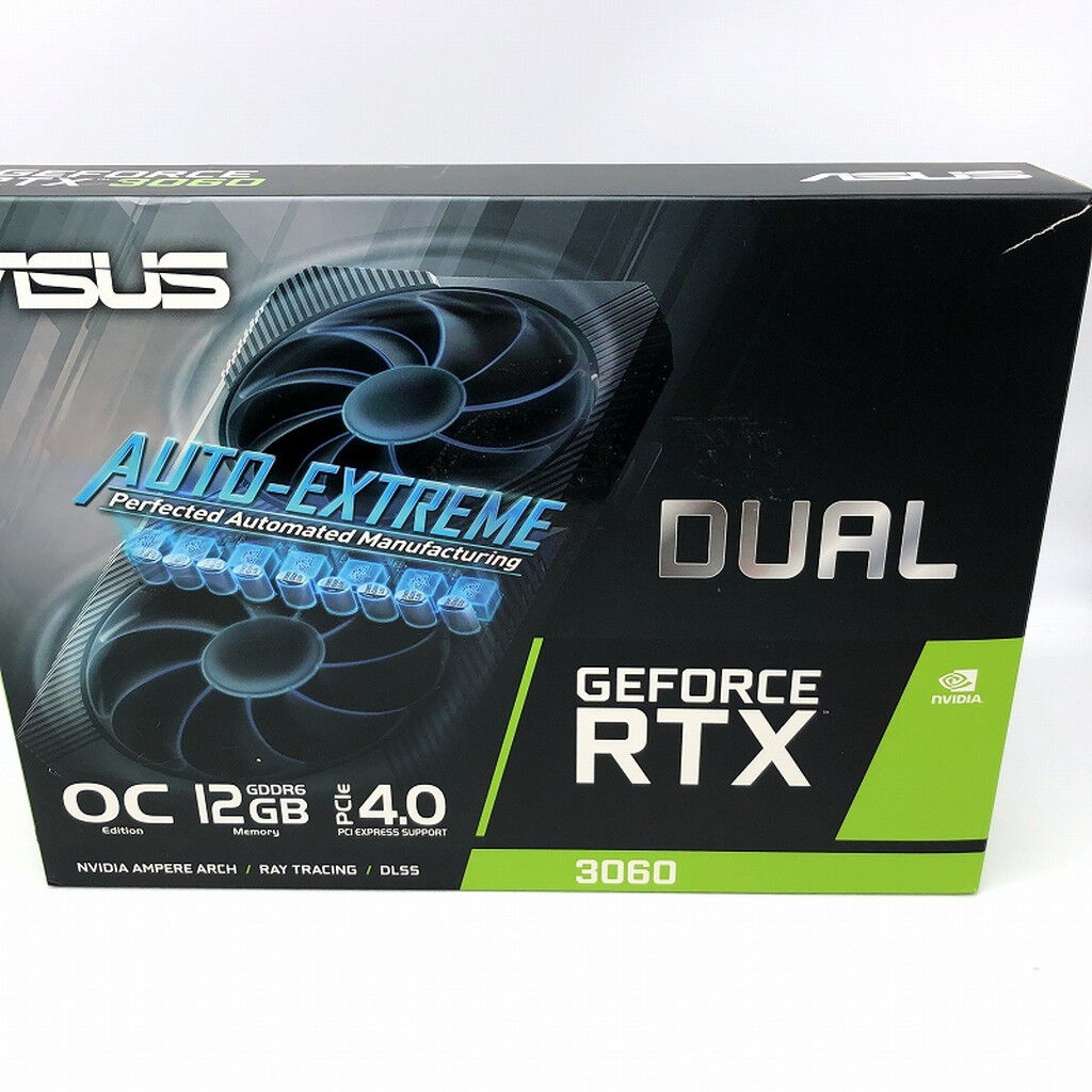 中古 ASUS DUAL-RTX3060-O12G-V2 (RTX3060 12GB) 175497 ｜ パソコン