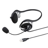 サンワサプライ  MM-HSU05BK (USBヘッドセット) 