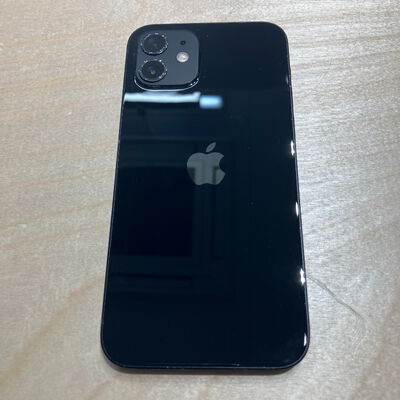 【鹿児島店】中古  Apple iPhone12 6.1インチ 128GB (ブラック) 国内版SIMロックフリー MGHU3J/A 143742 