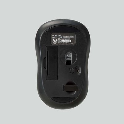 エレコム  M-DY11DRSKBK (抗菌 ワイヤレス静音光学式マウス 3ボタン/Mサイズ ブラック) 