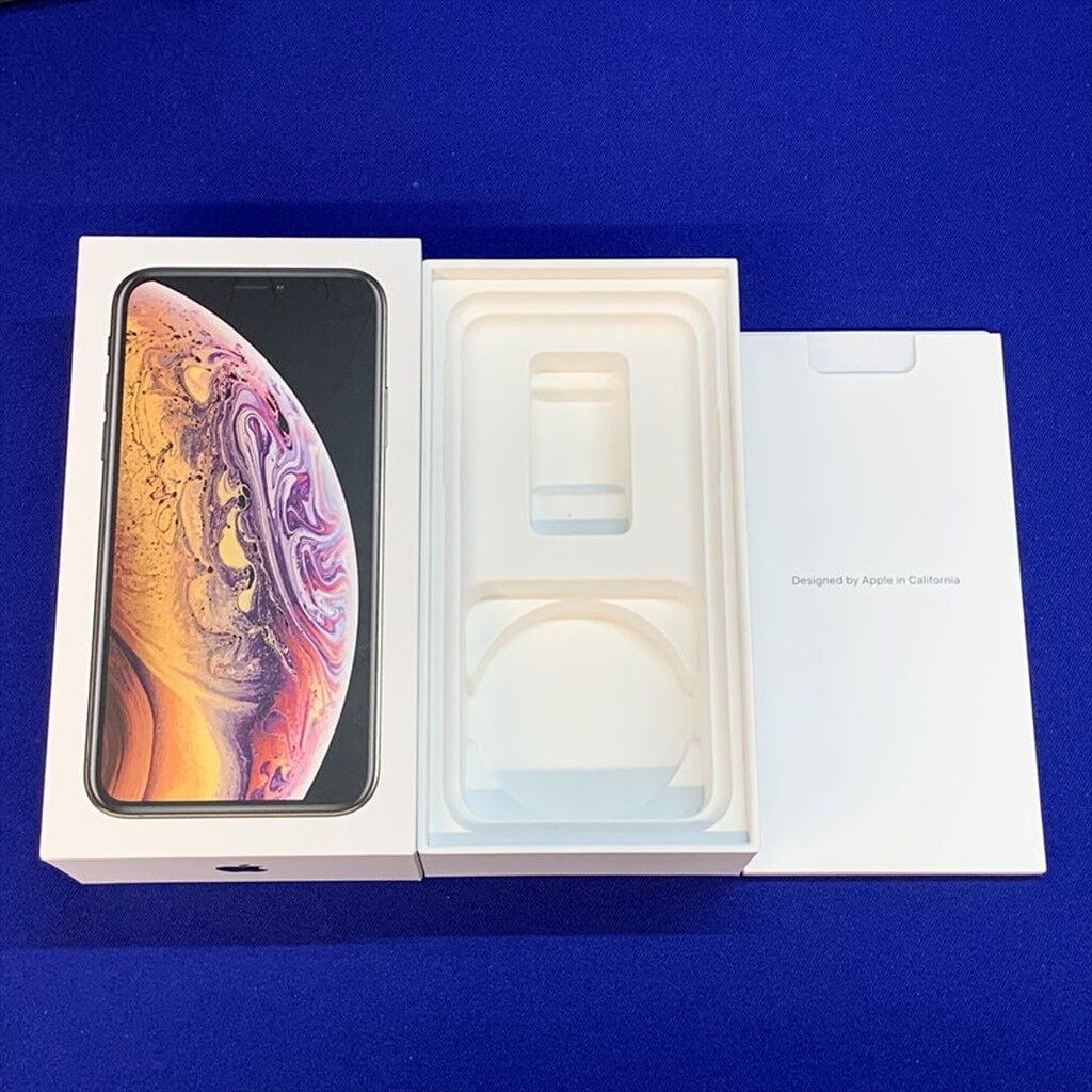 中古 【SIMロック解除済み】【au】 Apple iPhoneXS 64GB (ゴールド