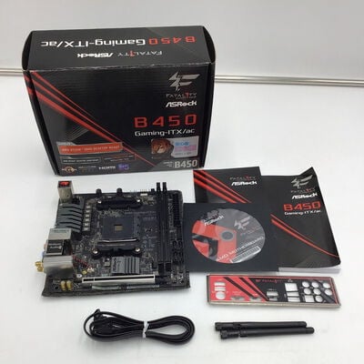 【白山FM松任店】中古  ASRock Fatal1ty B450 Gaming-ITX/ac(B450 AM4 mITX) 137910 