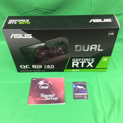 【川崎店】中古  ASUS DUAL-RTX3070-O8G-V2 (RTX3070 8G) 3480023549 