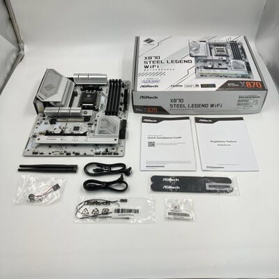 【なんば店】中古  ASRock X870 Steel Legend WiFi (X870 AM5 ATX DDR5) 172202 