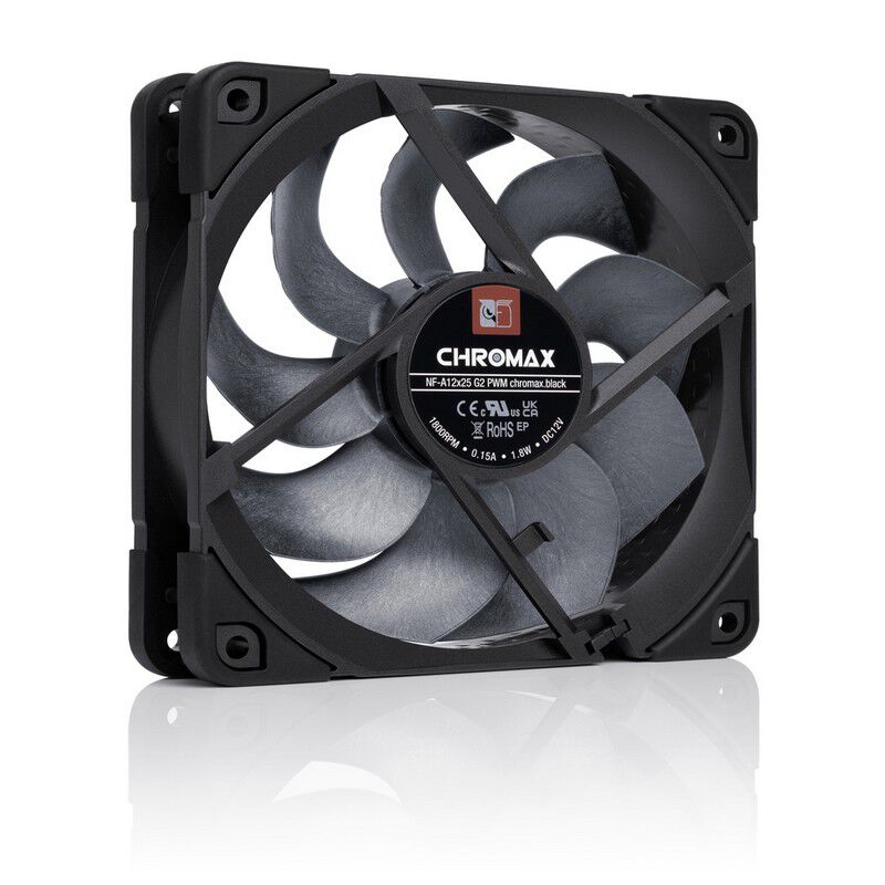 noctua NF-A12x25 G2 PWM chromax.black NF-A12X25-G2-PWM-CH-BK
