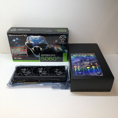 【津ラッツ店】中古  GAINWARD GeForce RTX 5060 Ti PYTHON III 16GB NE7506T019T1-GB2061T（RTX5060Ti 16GB） 3480039107 