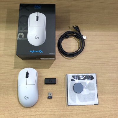 【甲府飯田店】中古  Logicool PRO X SUPERLIGHT Wireless Gaming Mouse G-PPD-003WL-WH 146966 