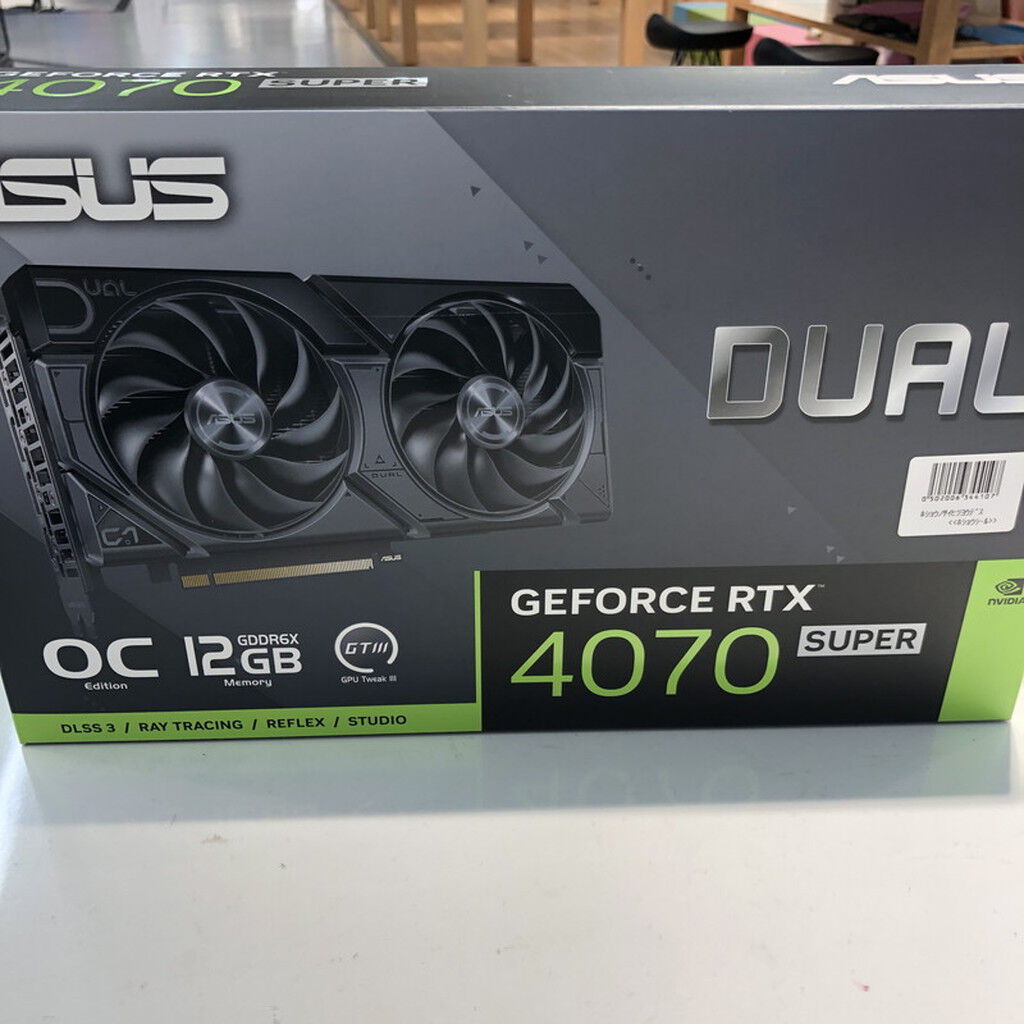 中古 ASUS DUAL-RTX4070S-O12G-EVO(RTX4070super) 4740000701