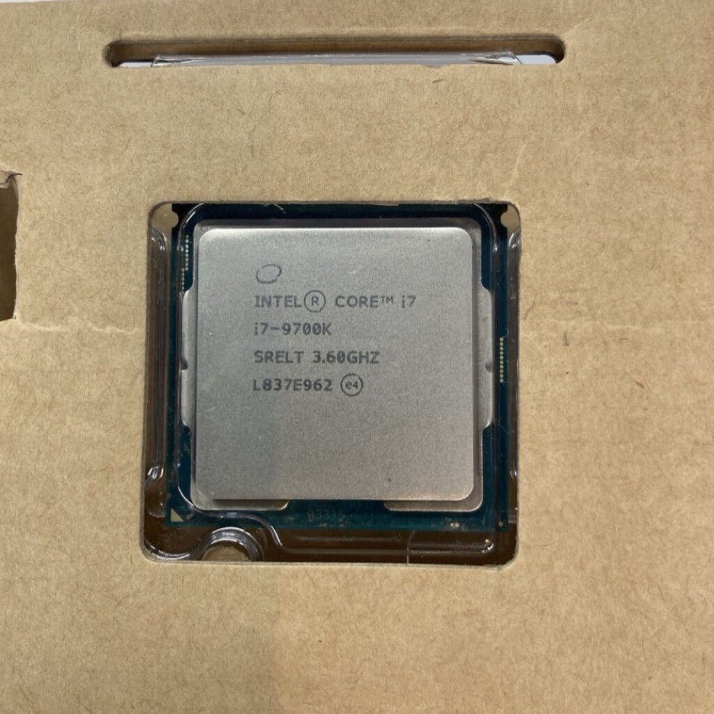 中古 INTEL Core i7 9700K (1151/3.60GHz/12M/C8/T8) 138481