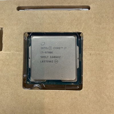 【千葉店】中古  INTEL Core i7 9700K (1151/3.60GHz/12M/C8/T8) 138481 