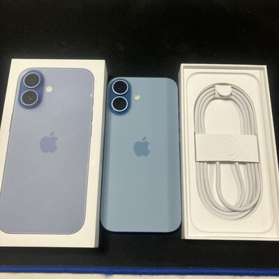 【大宮店】中古  Apple iPhone17 256GB ミストブルー 【国内版SIMフリー】 MG694J/A 182945 