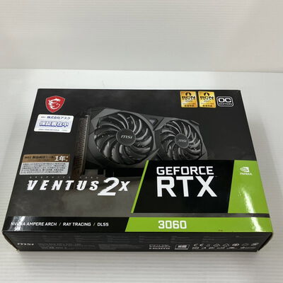【秋葉原本店】中古  MSI GeForce RTX 3060 VENTUS 2X 12G OC (RTX3060 12GB) 144777 