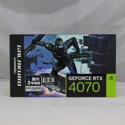 【通販センター】中古  玄人志向 GG-RTX4070-E12GB/DF（RTX4070 12GB） 3480034381 