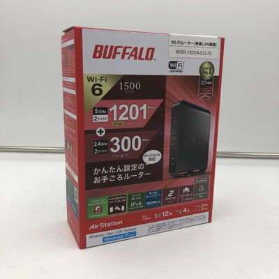 【福井日之出店】中古  BUFFALO WSR-1500AX2L/D (11ax 無線LANﾙｰﾀｰ) 5200001164 