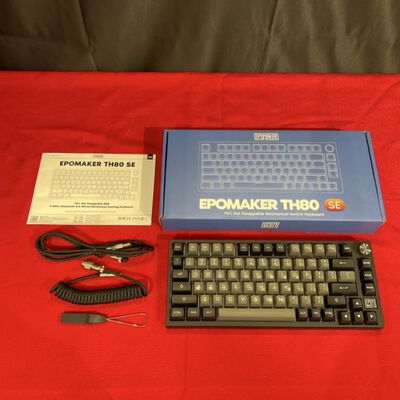 【静岡東瀬名店】中古  EPOMAKER TH80 SE　黄軸　メカニカルキーボード 5140001438 