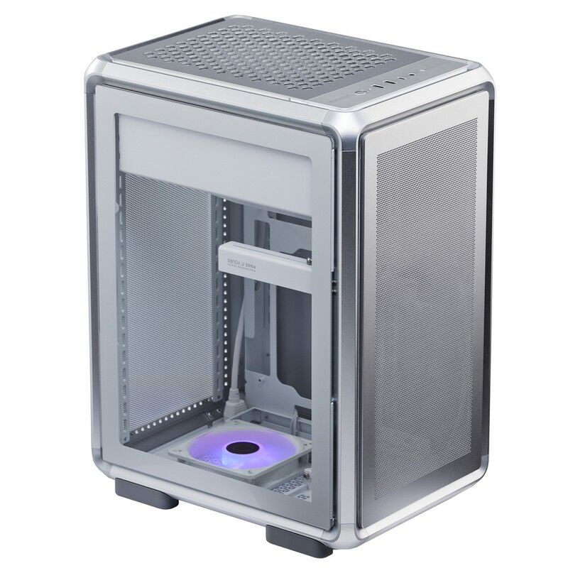 CoolerMaster MasterFrame 400 Mesh Silver MF400M-SHNN-S00 (MicroATX
