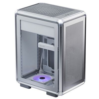 CoolerMaster  MasterFrame 400 Mesh Silver MF400M-SHNN-S00 (MicroATX ガラス シルバー) 