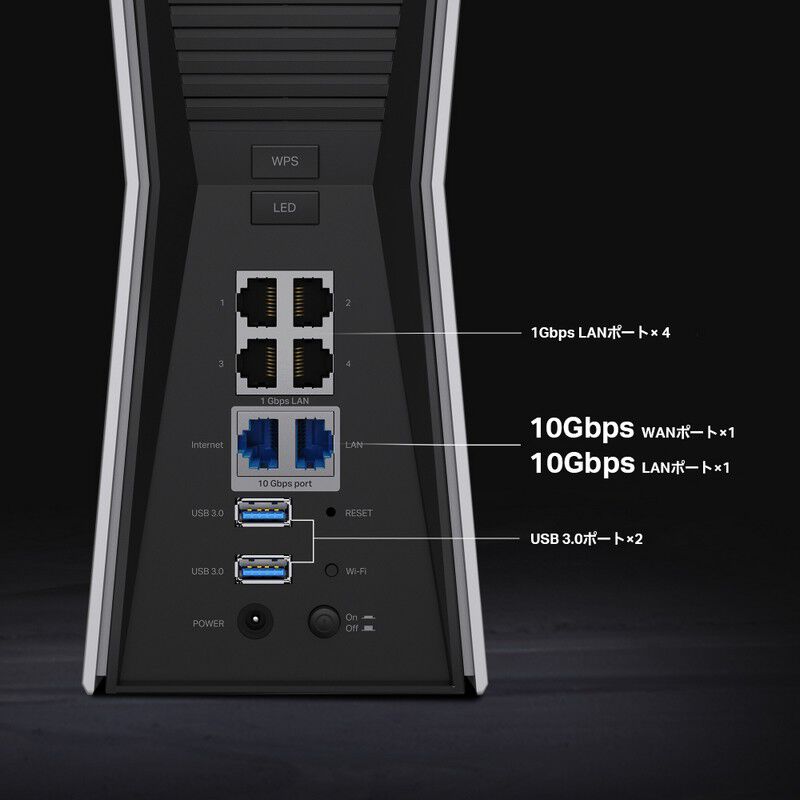 TP-Link Archer BE805(JP) (BE19000 トライバンドWi-Fi 7ルーター