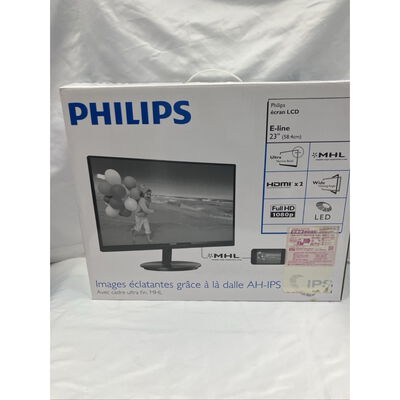 【仙台店】中古  PHILIPS 234E5QHSB/11 ワイド液晶モニタ （フルHD 1920x1080） 3240010765 