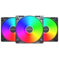 MONTECH  GF120 ARGB PWM Black 3 in 1 Pack 