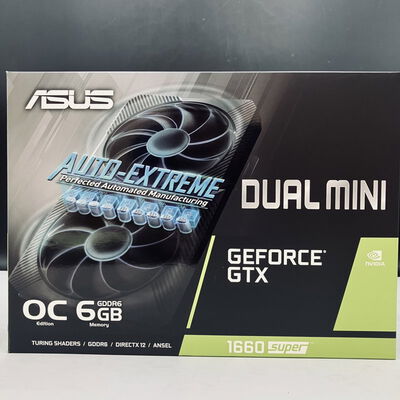 【熊本浜線店】中古  ASUS DUAL-GTX1660S-O6G-MINI(GTX1660 SUPER 6G) 5370001245 