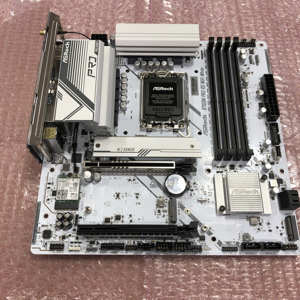 中古 ASRock B760M Pro RS WiFi White (B760 1700 mATX DDR5