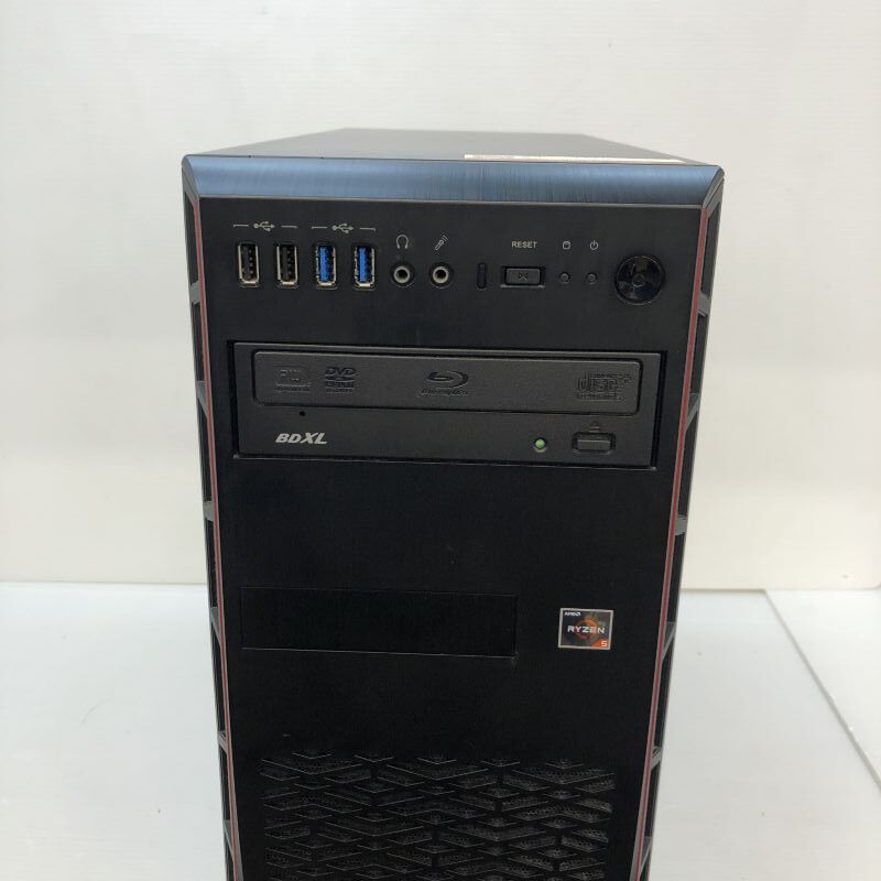 中古 FRONTIER デスクトップPC (Ryzen 5 3600/32GB/SSD480GB/HDD2TB