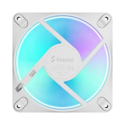 Fractal Design  Dynamic 3 - 12 Reverse RGB White FD-F-DR3-1205 (120mm ARGB ホワイト リバースファン) 