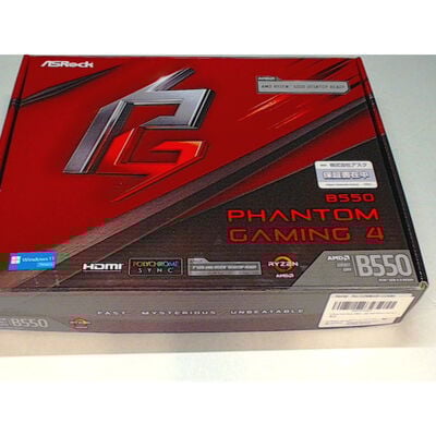 【前橋ｲﾝﾀｰｱｶﾏﾙ店】中古  ASRock B550 Phantom Gaming 4 (B550 AM4 ATX DDR4) 142933 