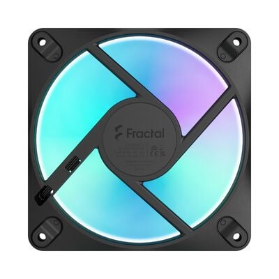 Fractal Design  Dynamic 3 - 12 Reverse RGB Black FD-F-DR3-1204  (120mm ARGB ブラック リバースファン) 