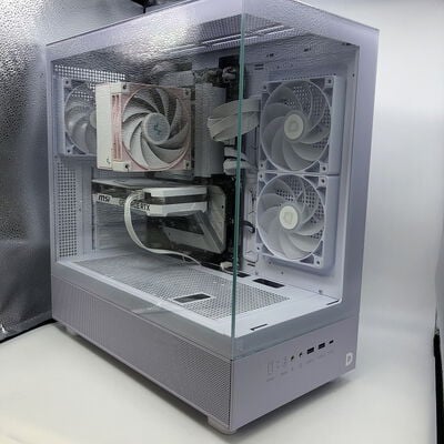 【宇都宮鶴田店】中古  自作PC(Ryzen 7 5700X3D/32GB/SSD1TB/HDD2TB/RTX4060/W11H) 5280001400 