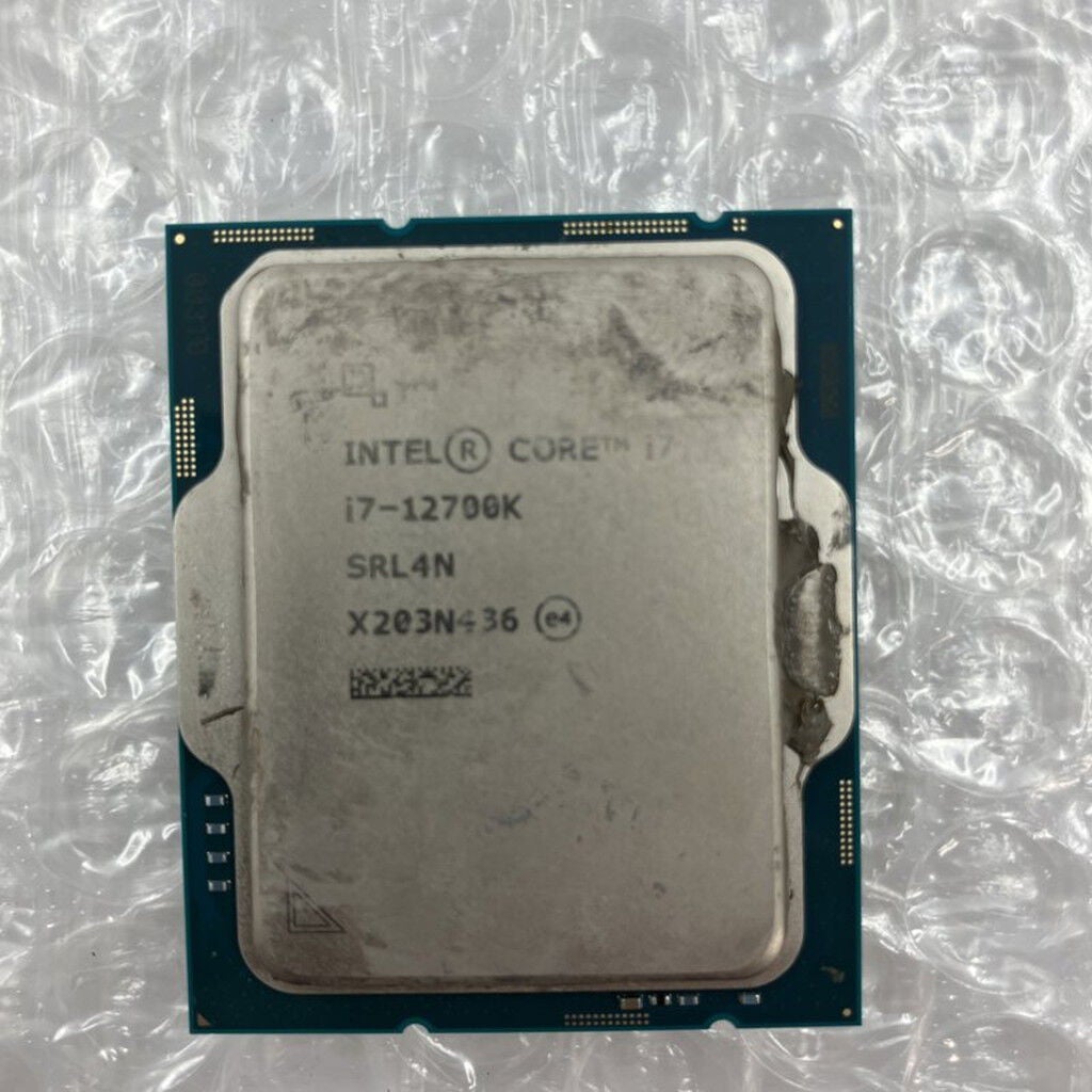 中古 INTEL Core i7 12700K (1700/3.6G/25M/C12/T20) 147857 （395068